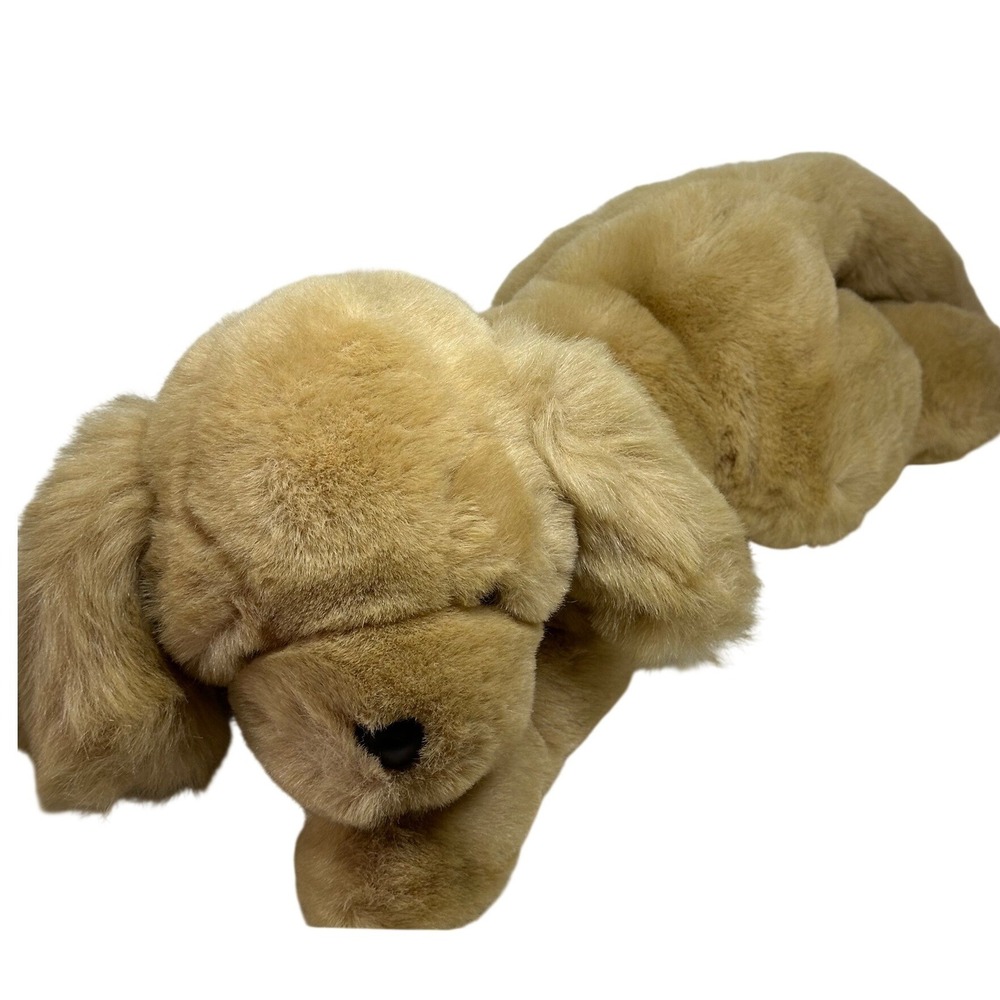 VTG Kids of America Corp Plush Dog Tan Golden Retriever Puppy Floppy Stuffed Toy